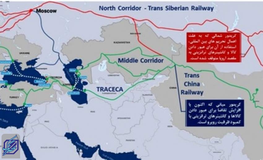 تلاش برای اتصال به کریدور شمال-جنوب از مسیر ایران